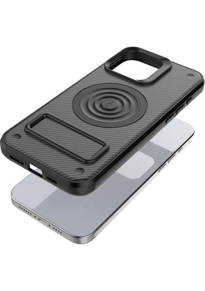 iPhone14 Pro Max Case Kickstand Pc+Tpu Manyetik Telefon Kapak Black (Yurt Dışından) modelleri