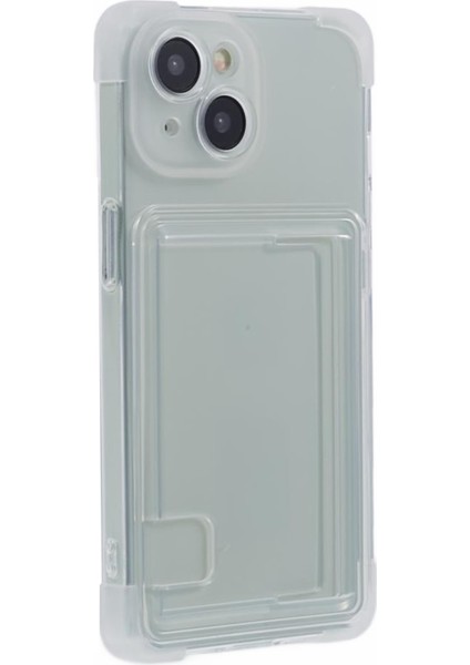 iPhone13 Telefon Kılıfı Kart Tutucu Anti-Drop Cover-Cransparent (Yurt Dışından)