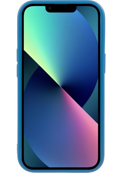 iPhone13 Mat Telefon Geri Kabuk Yumuşak Tpu Telefon Kılıfı Koruyucu Kapak (Hassas Arka Lens Kesimi) -Sapphıre (Yurt Dışından) fiyatları