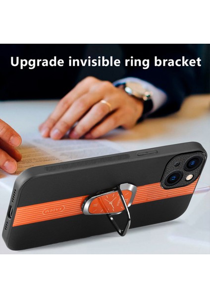 iPhone13 Mini Case Sıvı Pu Deri+Tpu+Akrilik Anti-Drop Telefon Kapak Yeşili (Yurt Dışından)