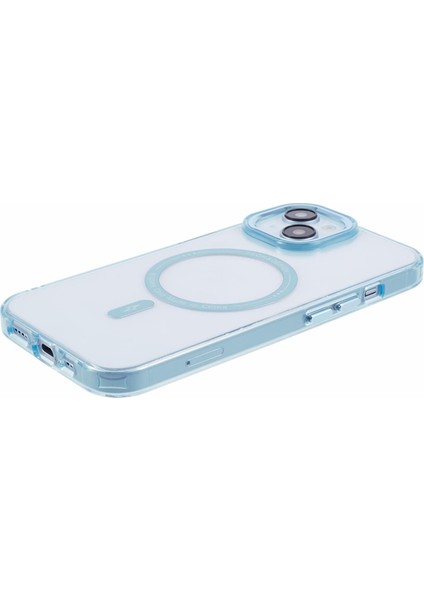 Tpu+Pc iPhone14 Plus Içintemiz Telefon Kapağı Plus Magsafe-Blue ile Uyumlu Slim Case (Yurt Dışından)