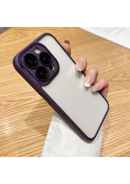 iPhone14 Pro Case Anti-Cratch Shell Cam+Tpu+Pc Cep Telefonu Kapak-Morası (Yurt Dışından)