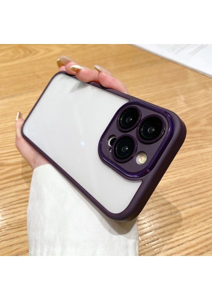 iPhone14 Pro Case Anti-Cratch Shell Cam+Tpu+Pc Cep Telefonu Kapak-Morası (Yurt Dışından)