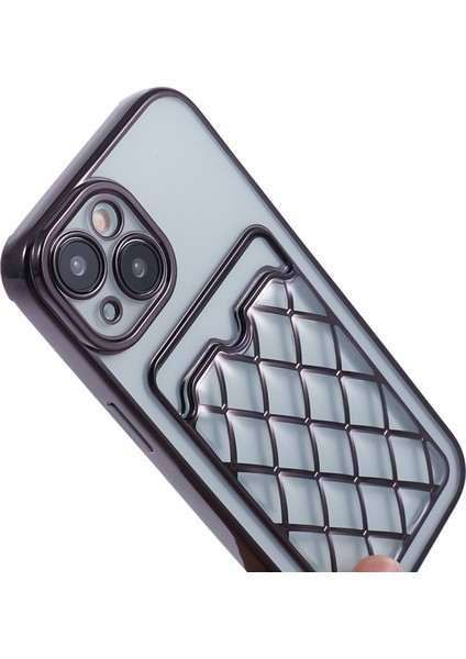 iPhone13 Için Jj Serisi 6.1 Inç Tpu Kılıf Elektrokaplanmış Anti-Çizelge Kartı Yuvası Koruyucu Kapak Black (Yurt Dışından) fırsatları