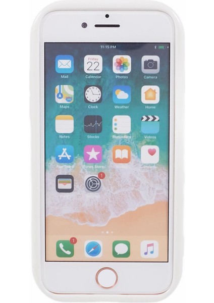 iPhone7/8 Için Telefon Vaka Dalgası Şekli Çerçevesi Tpu Kapak-Beyaz (Yurt Dışından) fiyatları