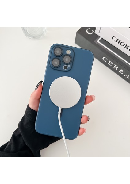 iPhone12 Pro Magnicy Case Için Rmd Serisi Mat Slim Pc Telefon Kapağı Lens Film-Tasarlamalı Mor ile (Yurt Dışından) modelleri