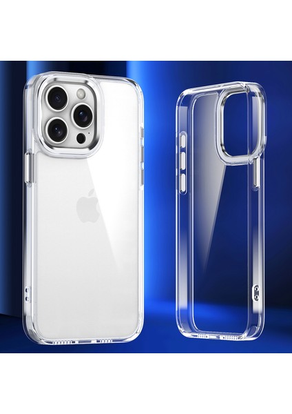 iPhone13 Pro 6.1 Inç Cep Telefonu Kılıfı Için Tpu+Pc Kıvrık Anti-Cratch Cover-Cransparent (Yurt Dışından)