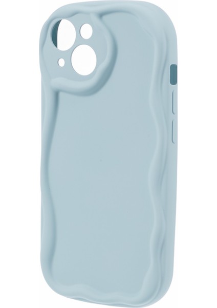 iPhone14 Plus Için Case Ka Candyed Candy Rengi Scratch-Proof Telefon Tpu Kapak Baby Blue (Yurt Dışından)