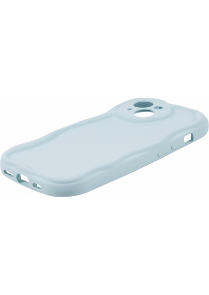 iPhone14 Plus Için Case Ka Candyed Candy Rengi Scratch-Proof Telefon Tpu Kapak Baby Blue (Yurt Dışından)