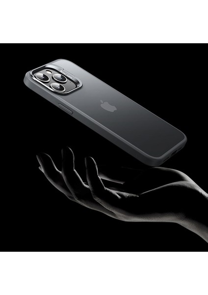 iPhone14 Pro Max Case Base Free Tpu+Pc Telefon Kapağı Lens Çerçeveli Kickstand-Orange (Yurt Dışından)