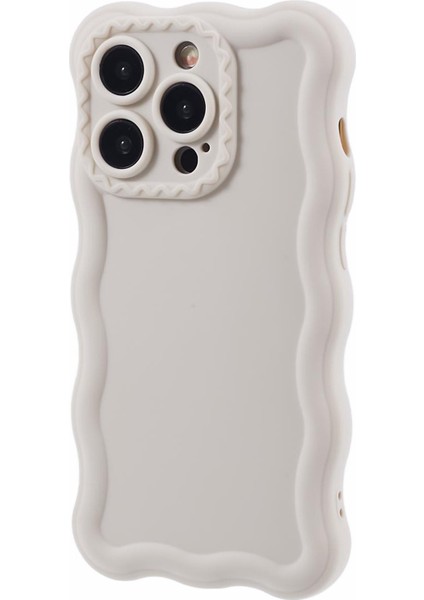 iPhone13 Pro Case Yumuşak Tpu Mat Telefon Kapağı (Hassas Kesim) Için Jq Serisi-Beyaz (Yurt Dışından)