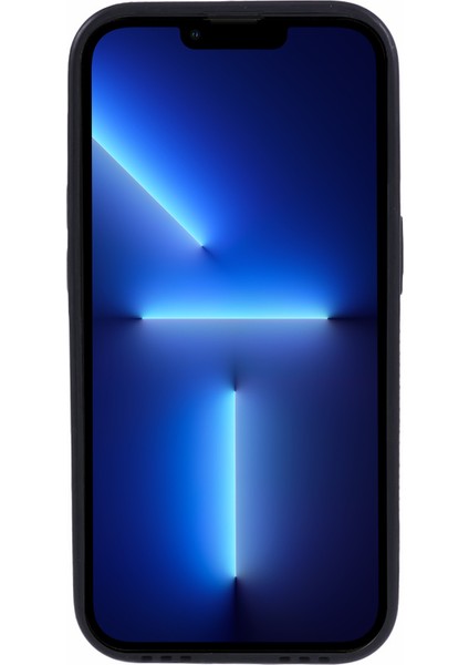 iPhone13 Pro Case Mobil Telefon Tpu+Pu Deri Kapak Mavisi Için Morandi Stil (Yurt Dışından)