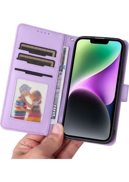 iPhone14 Plus Kasa Için Çıkarılabilir 2'si 1 Arada Pu Deri Folyo Flip Cep Telefonu Kabuk-Mor (Yurt Dışından) indirimleri