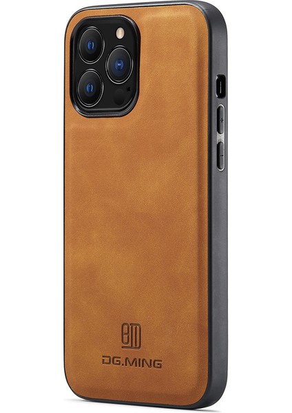 iPhone12/12 Pro Case Düşüş Koşullu Pu Deri+Pc+Tpu Arka Kabuk-Kahverengi (Yurt Dışından)