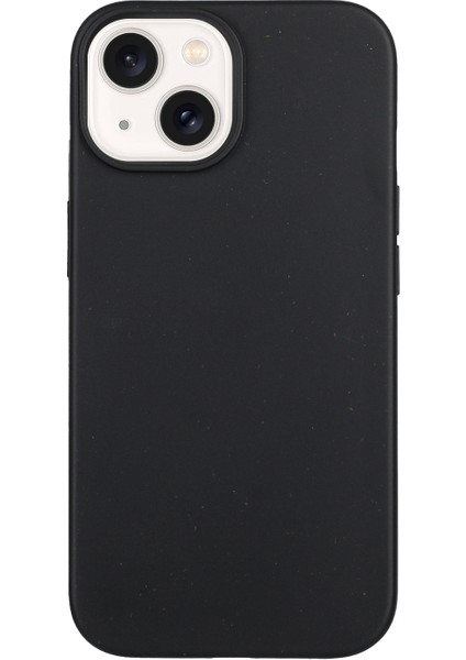 iPhone14 Plus Case Wheat Straw+Tpu Telefon Kapağı Magsafe-Black ile Uyumlu (Yurt Dışından)