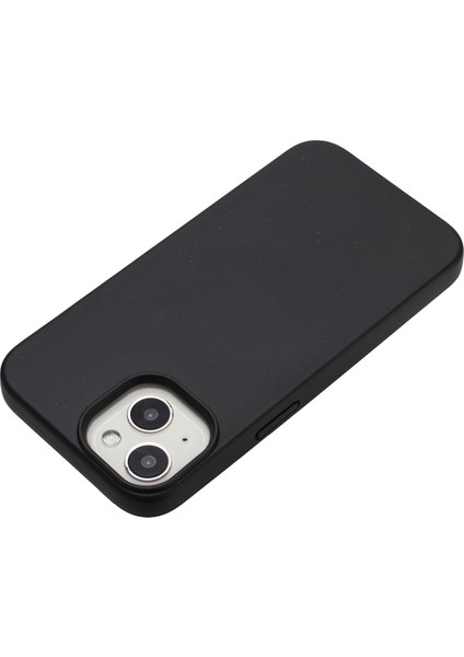 iPhone14 Plus Case Wheat Straw+Tpu Telefon Kapağı Magsafe-Black ile Uyumlu (Yurt Dışından)