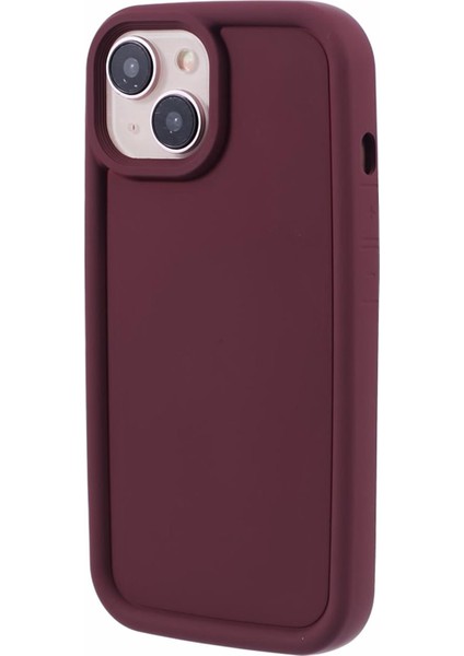 iPhone13 Için Dy Serisi Kasu Ka Finish Yumuşak Tpu Telefon Kapak Kırmızısı (Yurt Dışından)