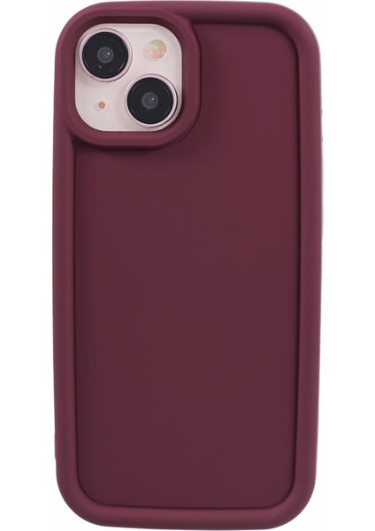 iPhone13 Için Dy Serisi Kasu Ka Finish Yumuşak Tpu Telefon Kapak Kırmızısı (Yurt Dışından)