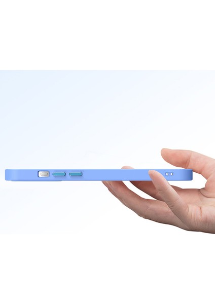 iPhone15 Pro Max Tpu+Sert Pc Metal Düğme Lens Çerçevesi Kapak Telefon Kabuğu Temiz Telefon Kılıfı Blue (Yurt Dışından) fiyatları