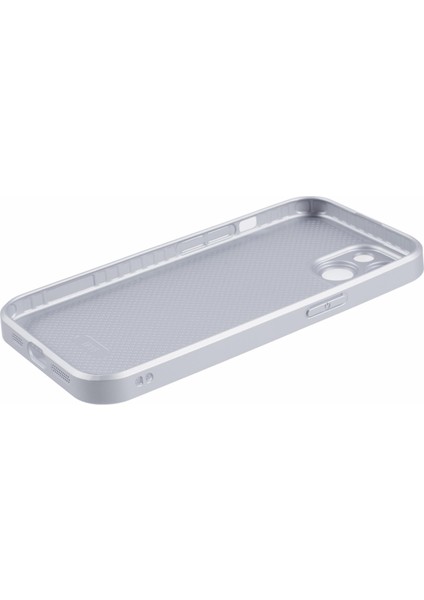 iPhone13 Temperli Cam Telefon Kılıfı Düz ​​3d Kare Desen Silver (Yurt Dışından) fırsatları