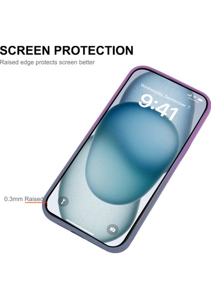 iPhone13 Pro Magnetic Case Silikon Telefon Kapak-Pink+Mavi Için Enaky (Yurt Dışından)