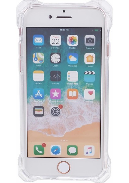 iPhone6/7/6s/8/se (2022) Kasa Drop Antik Tpu+Akrilik Telefon Kapak Şöminesi (Yurt Dışından)