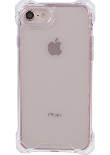 iPhone6/7/6s/8/se (2022) Kasa Drop Antik Tpu+Akrilik Telefon Kapak Şöminesi (Yurt Dışından)