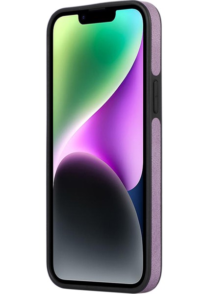 iPhone14 Plus Içinplus Cep Telefonu Kılıfı Için Logo Görünümü Pencere-Doğrultusu Deri Deri Kabuğu Anti-Çizelge Deri Kabuğu (Yurt Dışından) modelleri