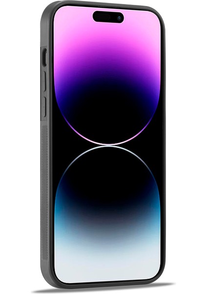 iPhone15 Pro Max Karbon Fiber Doku Telefon Kasası Pu Deri+Tpu+Eva Anti-Çizik Kapak (Yurt Dışından)