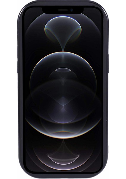 iPhone12 Pro Wave Tasarım Akıllı Telefon Kapağı Yumuşak Tpu Anti-Çizelge Telefon Vaka Black (Yurt Dışından)