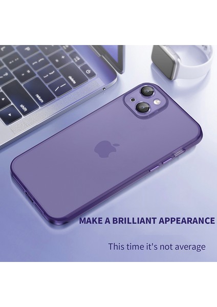 iPhone14 Plus Içinönleme Önleyici Telefon Kasası Plus Case Pc+Tpu Telefon Kapağı Cam Lens Film Yeşili (Yurt Dışından) fiyatları