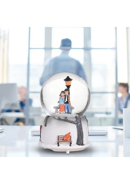 Romantik Aşıklar Orta Boy Işıklı Müzikli Kar Küresi ve Lotus Çiçeği Kolye indirimleri