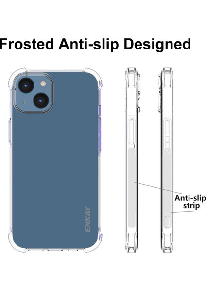iPhone15 Plus Için Yüksek Alüminyum Silicon Cam Ekran Filmi ile Tpu Kasası Kasa Köprülü The Slıp Telefon Kapak (Yurt Dışından) fırsatları