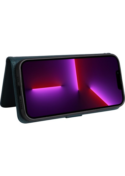 iPhone13 Pro Case Çıkarılabilir 2'si Deri Kapak Anti-Güz Cüzdan Kabuk Mavisi Için (Yurt Dışından)