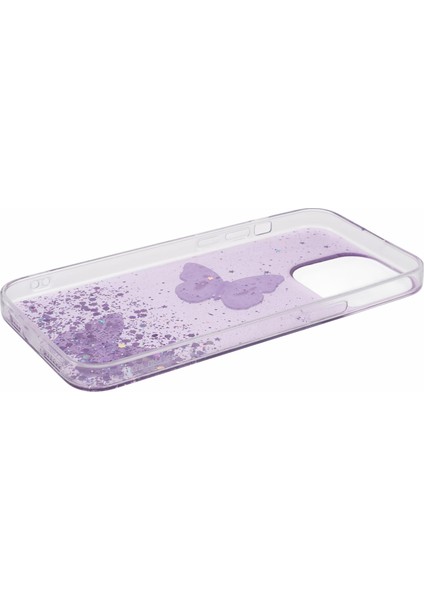 iPhone14 Pro Case Tpu+Pvc Büyük Arka Lens Doğu Kapak Irızlı Epoxy Keleflik Devresi (Yurt Dışından)