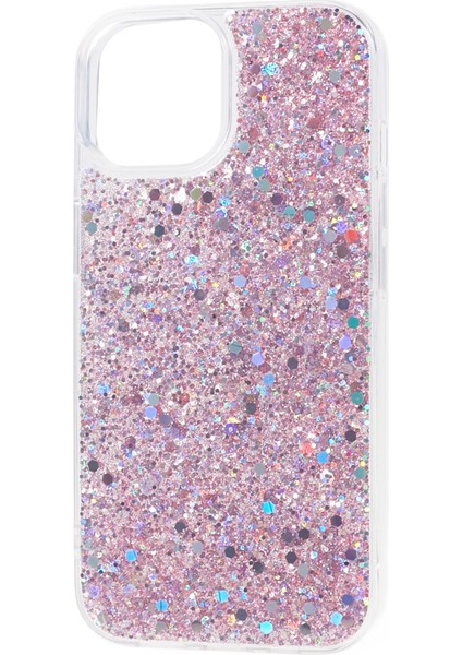 iPhone14 Case Glitter Soft Tpu Akıllı Telefon Kapak Pembe (Yurt Dışından)