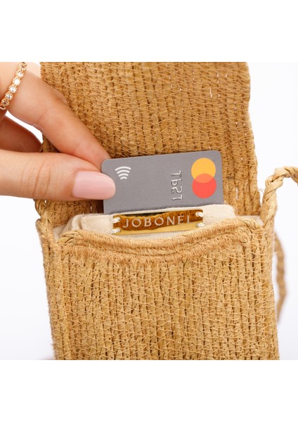 Toprak Rengi Kağıt Ip Telefonluk Çanta fırsatları