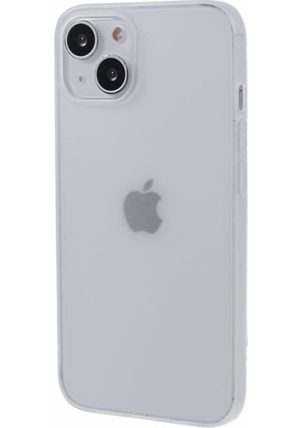 iPhone13 6.1 Inç Kasa Için Önleme Önleyici Tpu Telefon Kabuğu Şeffaf Beyaz Mat Telefon Kapağı (Yurt Dışından)