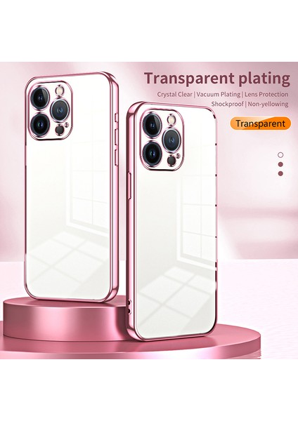 iPhone13 Pro Yumuşak Tpu Telefon Kasası Hassas Lens Kesikleri Mavisi Için (Yurt Dışından)