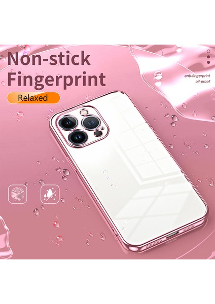 iPhone13 Pro Yumuşak Tpu Telefon Kasası Hassas Lens Kesikleri Mavisi Için (Yurt Dışından)