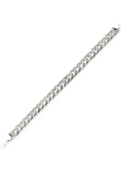 Erkek Gümüş 925 Bileklik 10x3mm x 22 cm fiyatları