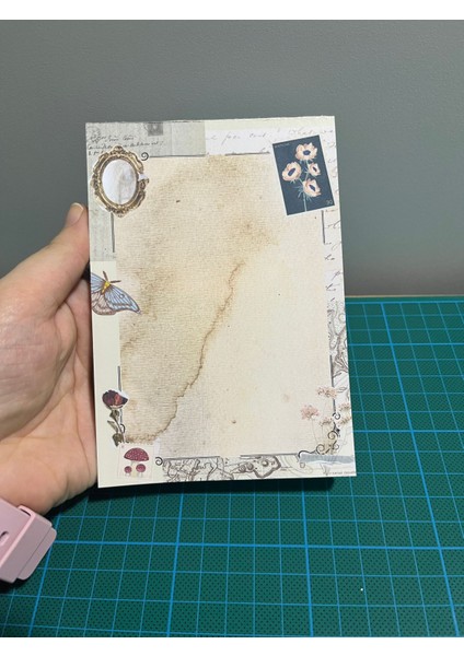 Vintage Tasarım Çek Kopar A6 Boy Defter