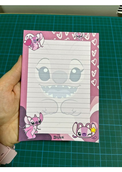 Stitch Angel Karakter Çek Kopar Defter
