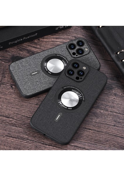 iPhone15 Pro Soft Tpu+Magsafe Anti-Drop Telefon Kapak Yeşili ile Uyumlu Slim Case (Yurt Dışından)