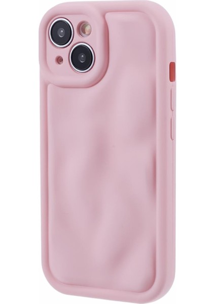 iPhone15 Plus Için Wd Serisi Plus Kılıf Düzenli Renkli Yumuşak Tpu Ka Telefon Geri Kabuk-Pembe (Yurt Dışından)