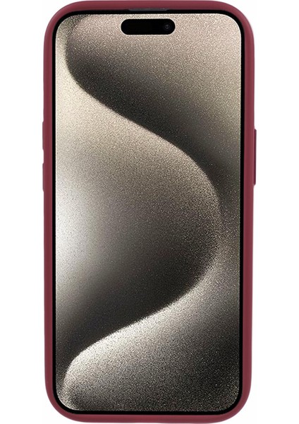Magsafe Tpu+Pc Telefon Vaka Kırmızısı ile Uyumlu iPhone15 Plus Kılıfı Için Mat Telefon Kapağı (Yurt Dışından)