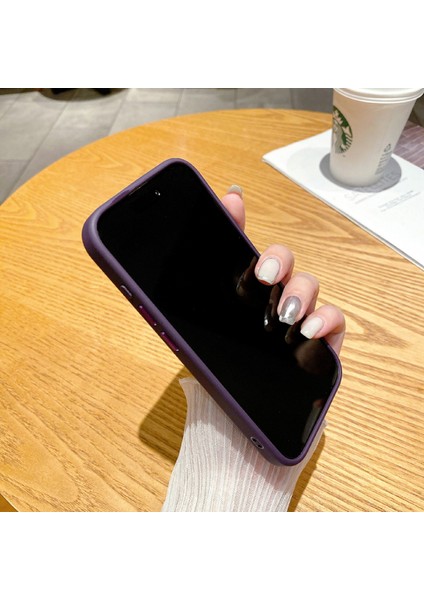 Magsafe-Dark Purple ile Uyumlu iPhone15 Pro Max Kılıfı Için Hassas Kesim Tpu+Pc Telefon Kapağı (Yurt Dışından)