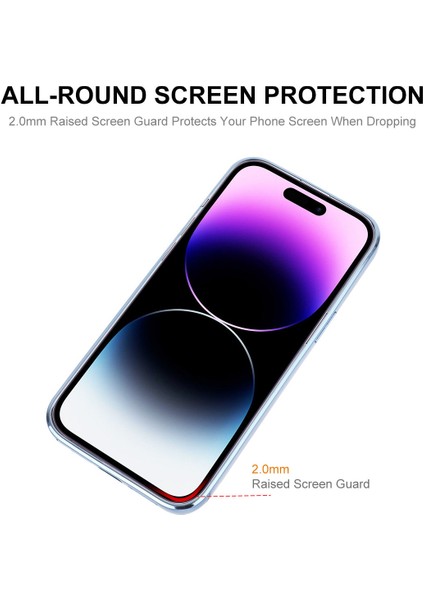 iPhone15 Pro Electroleating Tpu Kasası Için Magsafe Lens Koruma Anti-Drop Telefon Kapağı ile Uyumlu (Yurt Dışından)