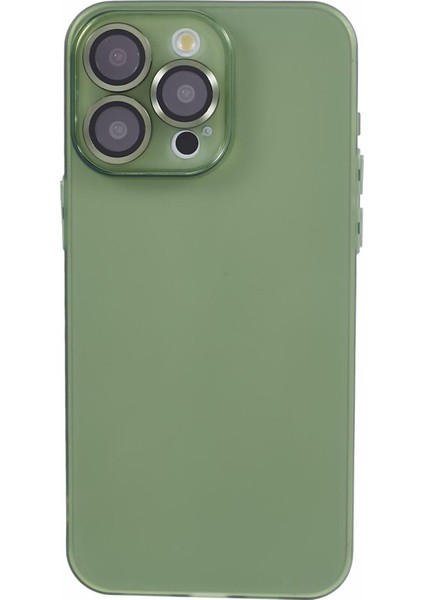 iPhone15 Pro Tpu Case Için Metal Lens Halka Yeşil (Yurt Dışından)