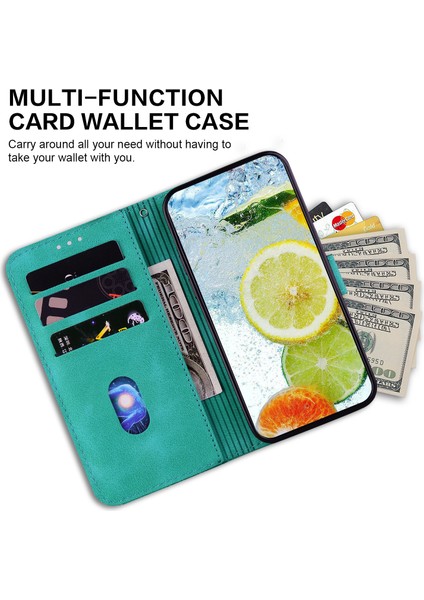iPhone15 Pro Max Stand Cüzdanı Çift 8 Şekilli Baskalı Telefon Kılıfı El Strap-Green (Yurt Dışından) fiyatları